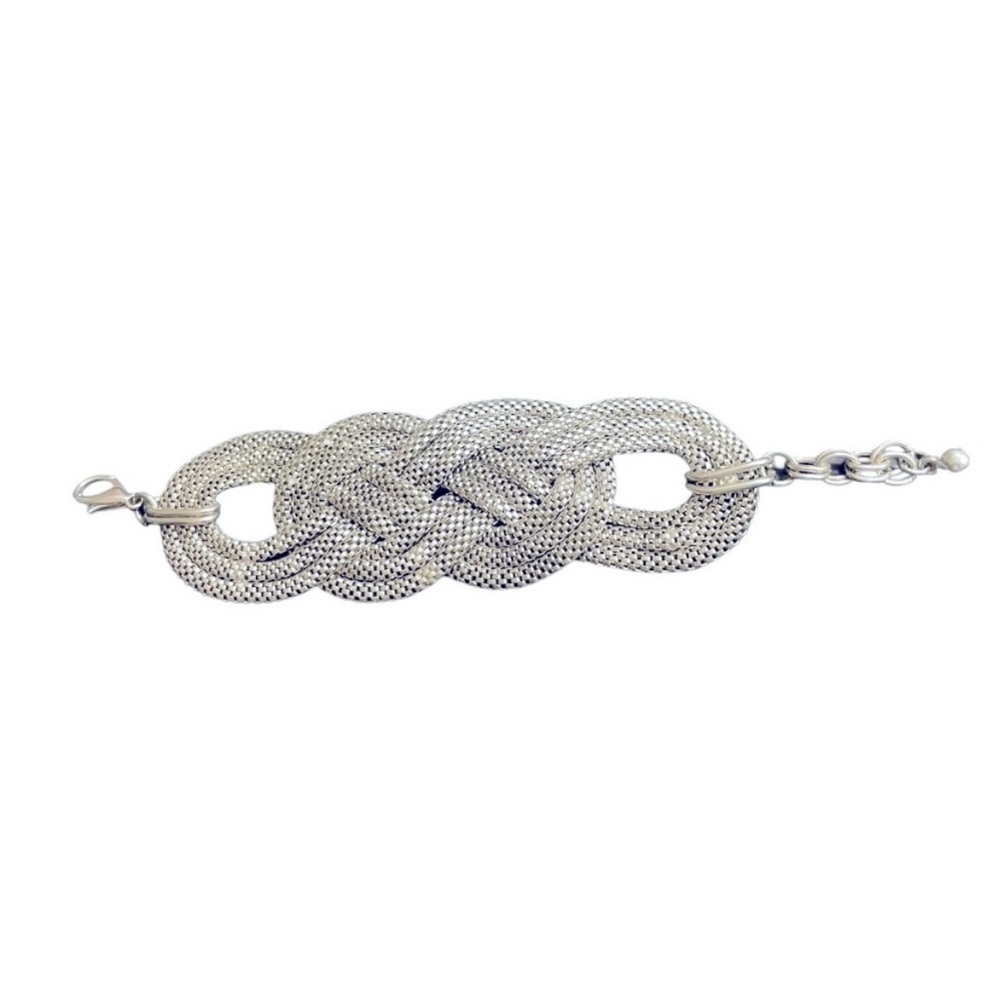 Gunmetal Mesh Braided
Bangle Bracelet Punk Goth Biker Boho Classic Cosplay
LARP